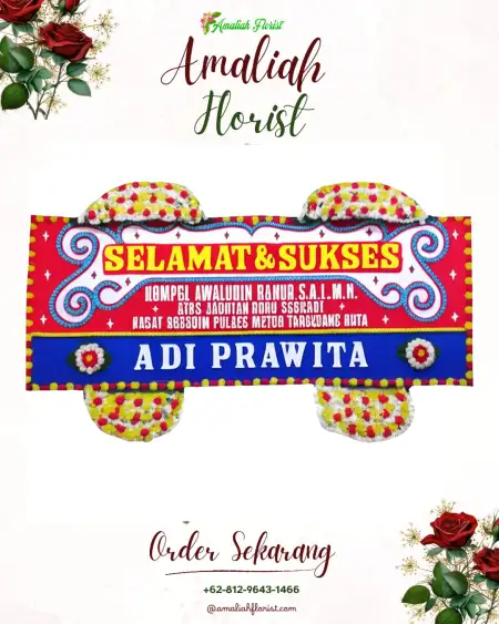 Papan Bunga Ucapan Selamat Pasanggrahan