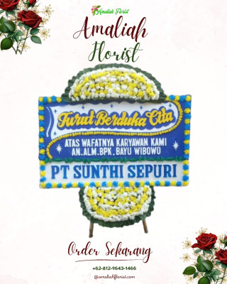 Papan Bunga Duka di Pasanggrahan