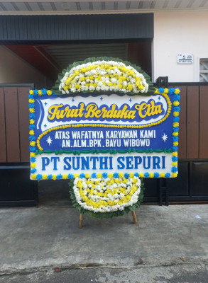 Papan Bunga Duka di Pasanggrahan