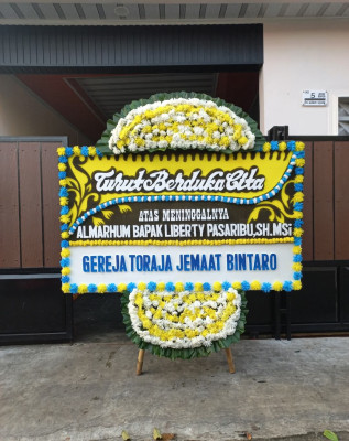Papan Bunga Duka di Pasanggrahan
